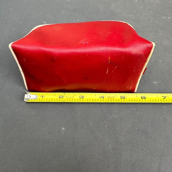 Vintage 1960's Travel Iron with red vinyl travel zip case AND original paperwork - Picture 14 of 15